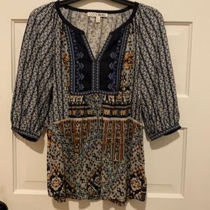 Code Bleu 3/4 Sleeve Blouse